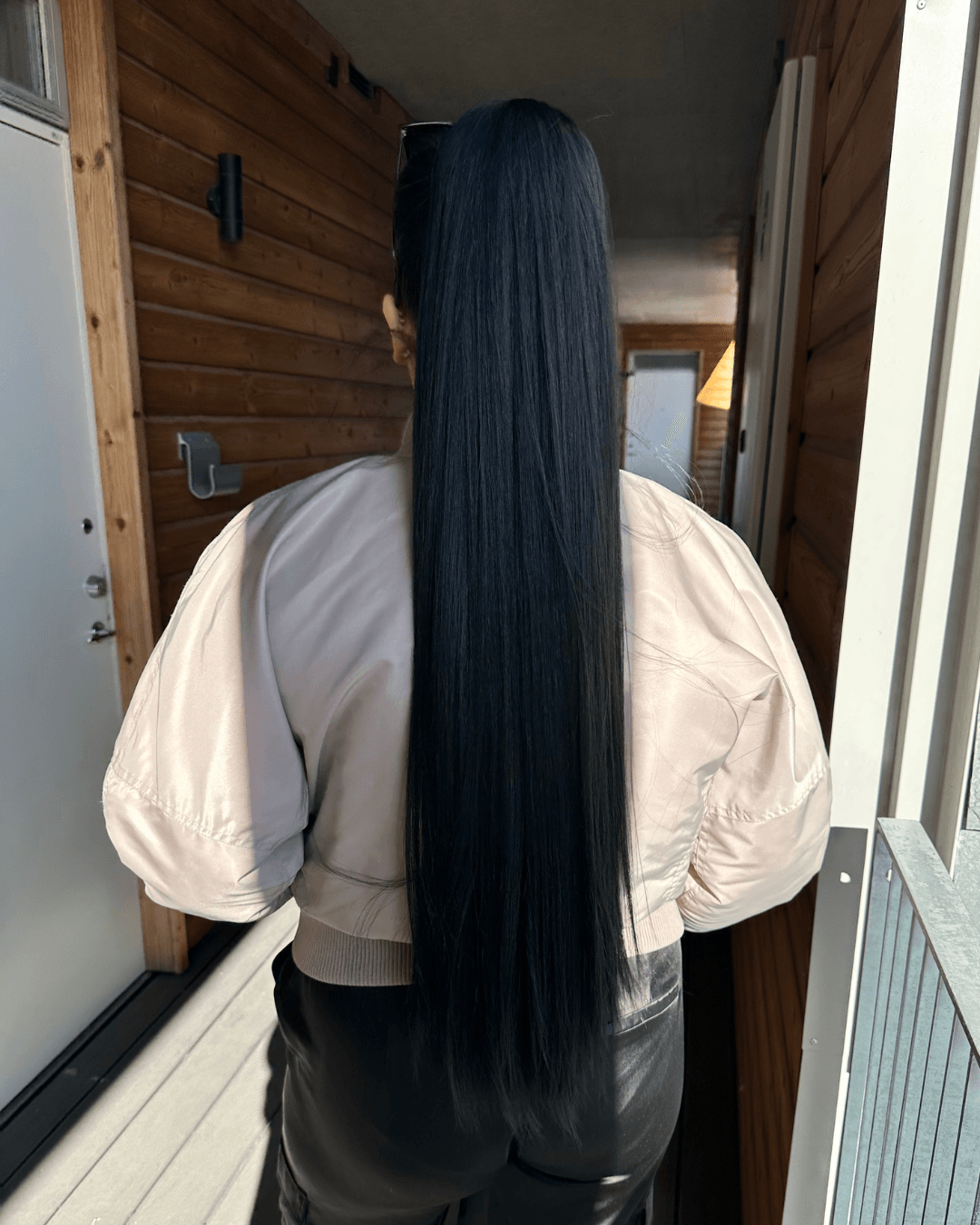 "ELLINOR" - PLATT 80cm PREMIUM HÅR - TizweHair