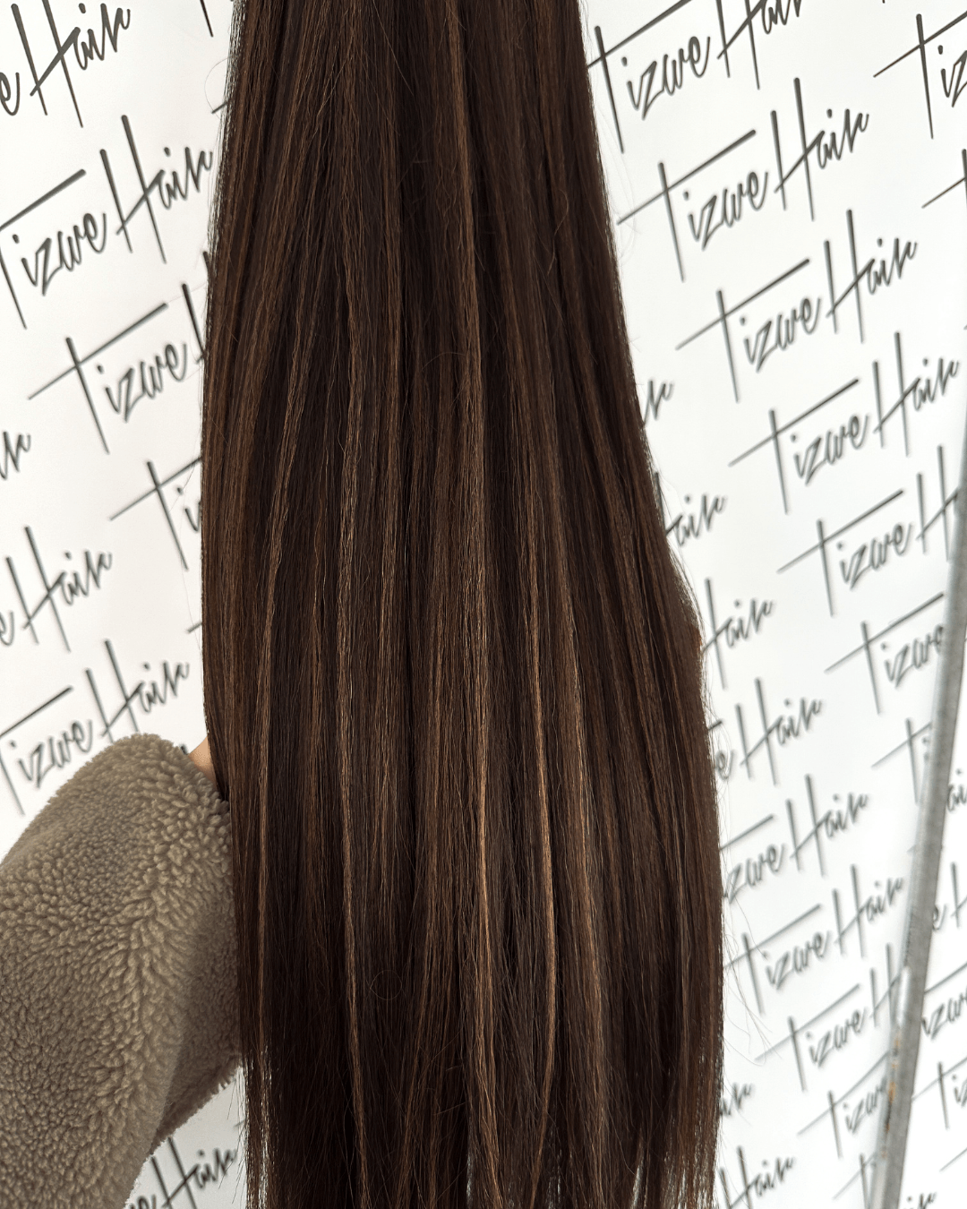 "JULIANA" - PLATT 80cm PREMIUM HÅR - TizweHair